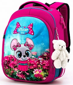 Ранец Winner One 6010 с брелоком мишка (Winner, 6010)