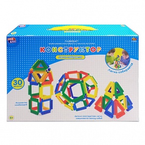 Конструктор с щетинками Кид Блок, 30 деталей (ABtoys, PT-00834)