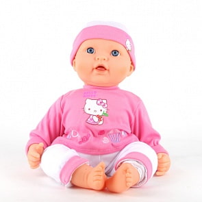 Кукла Hello Kitty с набором доктора, краснеют щечки, кашляет (Карапуз, 1612-RU-Hello Kitty)