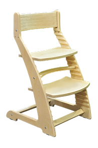 Растущий стул из серии Praktikk, цвет - Берёза (Woodlines, PRK01)