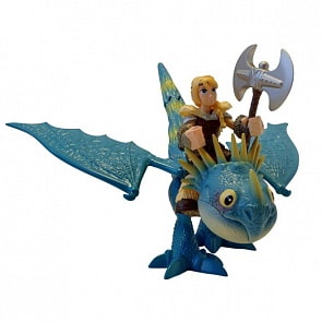 Игровой набор - Дракон и всадница – Астрид и Громгильда, серия Dragons (Spin Master, 20071830-66594)