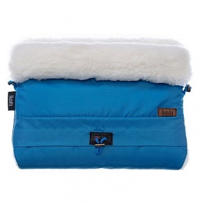 Муфта меховая для коляски Nuovita Alaska Bianco Marino/Морской (Nuovita, NUO-mALAB_2114)