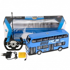 Радиоуправляемая игрушка - Автобус 666-691A, свет (Shantou Gepai, 1712F390sim)