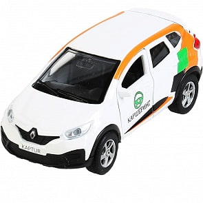 Инерционная металлическая модель - Renault Kaptur Каршеринг, 12 см (Технопарк, SB-18-20-RK-CS-WB)