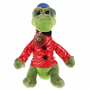 Мягкая игрушка – Крокодил Гена из мультсериала Крокодил Гена и его друзья, 21 см (Мульти-пульти, V40652-21)