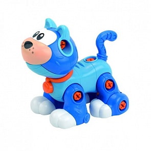 Детский конструктор - Котенок с шуруповертом (Happy Kid, 4369T)