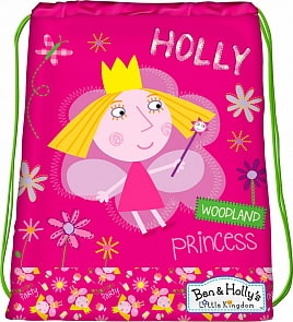 Мешок для обуви из серии Бен и Холли, для девочки (Росмэн, 31675ros)