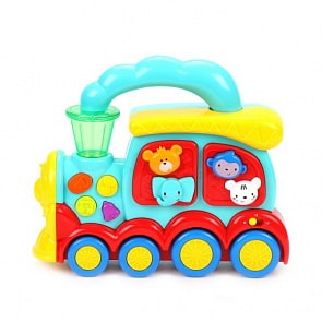 Игрушка музыкальная - Веселый паровозик (Жирафики, 939576)