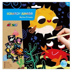 Цветная гравюра для малышей Морские животные (Avenir, CH1674)