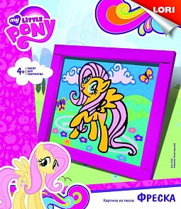 Фреска из песка из серии My Little Pony - Нежная Флаттершай (Лори, Кпп-003)