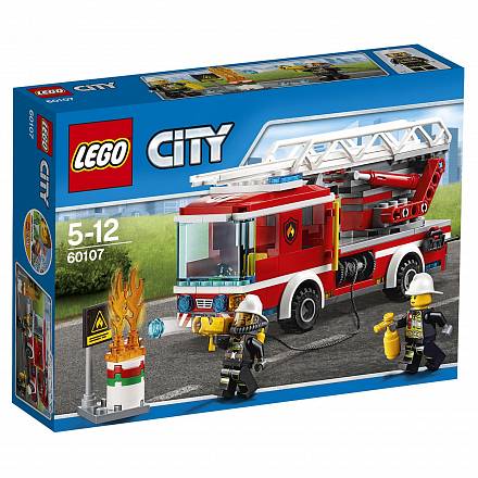 Конструктор Lego City - Пожарный автомобиль с лестницей 