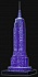 3D пазл - Ночной Эмпайр Стейт Билдинг, 216 элементов  - миниатюра №8