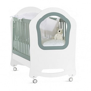 Кроватка детская Feretti - Princier, bianco/menta (Feretti, FER-V-LA.L-BM02_bianco/menta)