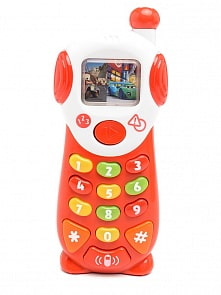 Обучающий мобильный телефон "Тачки" (свет, звук) (Умка, 0619-RCsim)