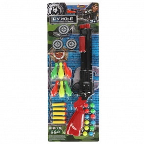 Ружьё с шариками и мягкими пулями (Играем вместе, ZY907496-R)