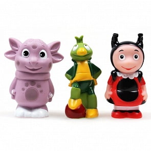 Набор для купания – Лунтик, Мила и Кузя (Играем вместе, 141RUS-PVCsim)