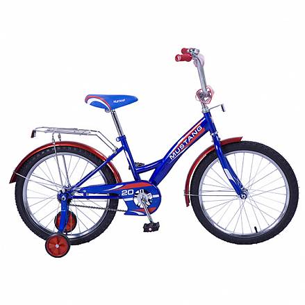 Детский велосипед – Mustang, 20", GW-тип, сине-красный 