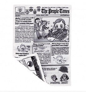 Детская газета с эффектом шелеста (People, BB073)