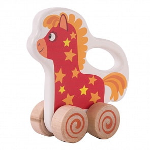 Каталка - Лошадка Иго-го (Деревяшки, 19WRT05H)