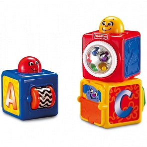 Кубики с сюрпризом, 3 штуки (Fisher Price, 74121sim)