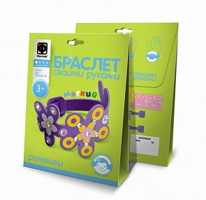 Набор - Браслет своими руками - Ромашки (Фантазёр, 924021ФН)