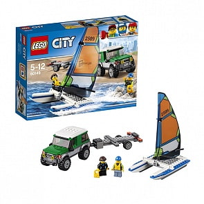 Lego City. Внедорожник с прицепом для катамарана (LEGO, 60149-L)