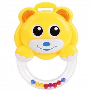 Погремушка развивающая Мишутка, разные цвета (Умка, 1601M058-Y) (ассортимент)