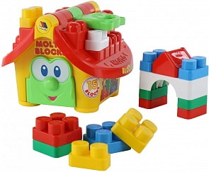 Molto Blocks Логический домик Маленький строитель (Полесье, П-9646)