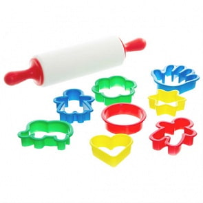 Принадлежности для выпечки - Скалка и формы (Spielstabil, 3214k)