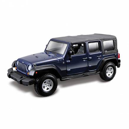 mashina jeep wrangler unlimited rubicon metallicheskaya masshtab 1 32