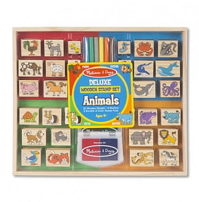 Набор штампов Делюкс - Животные (Melissa&Doug, 2394M_md)