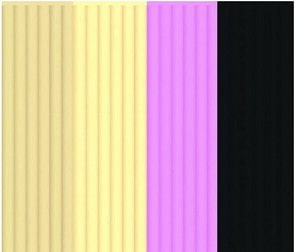 Эко-пластик к 3D ручке 3Doodler – Кондитерская, 24 штуки (Wobble Works, 3DS-ECO-MIX6-24)