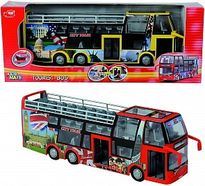 Автобус туристический с открытым верхом и открывающимися дверьми (Dickie, 3314322)