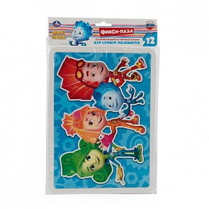 Макси-пазл из серии Фиксики из мягкого материала, 12 деталей (Умка, 4690590109397sim)