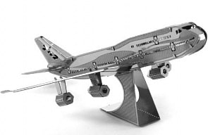 Сборка металлической модели - реактивный самолёт (METALWORKS, MMS004)