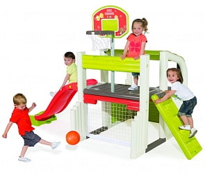 Спортивно-игровой комплекс Smoby с горкой и баскетбольным кольцом (Smoby, 310059)
