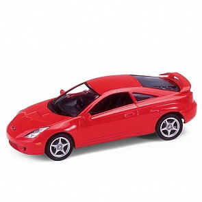 Машинка Toyota Celica 2002, масштаб 1:34-39 (Welly, 42327)