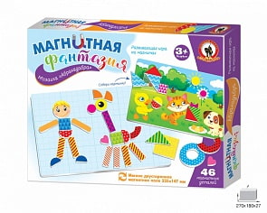 Игра на магнитах - Мозаика - Абракадабра, с магнитным полем (Русский стиль, 05404) Игра на магнитах - Мозаика - Абракадабра, с магнитным полем (Русский стиль, 05404)