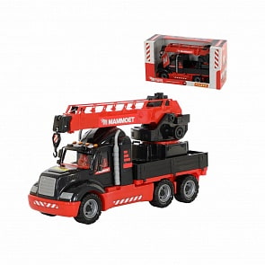 Автомобиль-кран Mammoet с поворотной платформой, в коробке (Полесье, 56832)