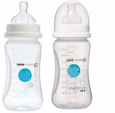 Набор из 2-х бутылочек Maternity, прозрачный, 270 мл 