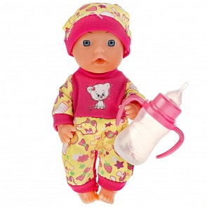 Интерактивный пупс Машенька 12 см пьет писает можно купать (Карапуз, Y12BB-21-RU)