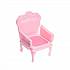Мебель для куклы - Кресла со столиком для куклы, розовые  - миниатюра №1