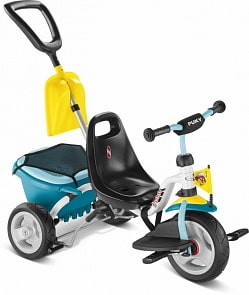 Трехколесный велосипед Puky Cat 1SP, White/Mint Белый/Мятный (Puky, 2437)