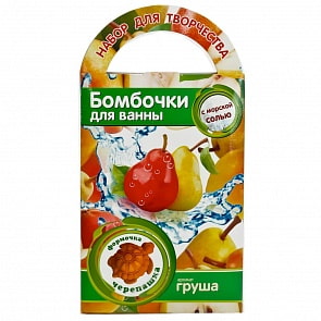 Бомбочки для ванны своими руками - Груша (Аромафабрика, С0709sim)