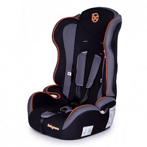 Детское автомобильное кресло – Upiter, группа 1/2/3, 9-36 кг, 1-12 лет, цвет черный/оранжевый (Baby Care, Upiter_Black/Orange)
