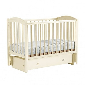 Кровать детская Лель БИ 09 Василек маятник универсальный, слоновая кость (Лель, LIEL-БИ 09_слоновая кость)