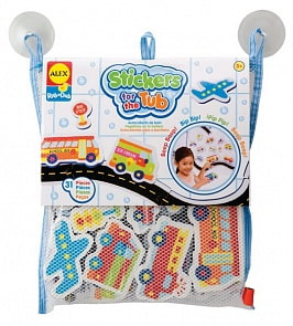 Набор фигурок для ванны Транспорт 27 шт., от 3 лет (ALEX, 804W)