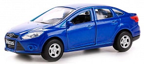 Машина металлическая инерционная – Форд Фокус, 12 см., открываются двери, несколько цветов (Технопарк, SB-16-45-N-WBsim)