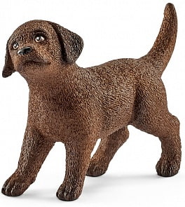 Фигурка - щенок Лабрадора, размер 5 х 2 х 4 см. (Schleich, 13835/12563)