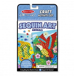 Набор для творчества - Аппликация блестками - Животные (Melissa&Doug, 9438_md)